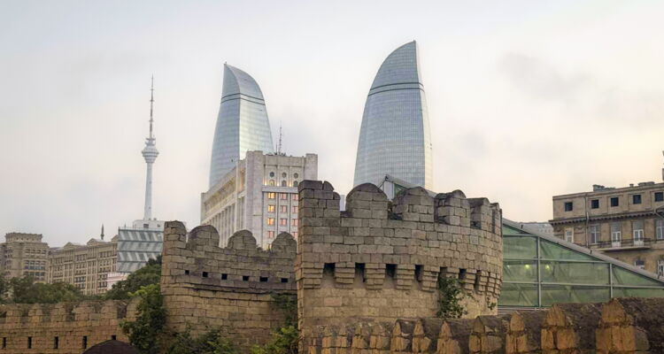 Flame Towers in Baku