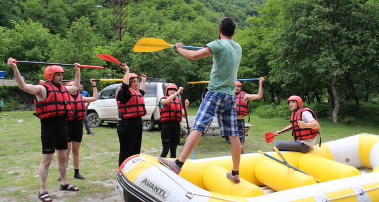 Rafting in Georgien