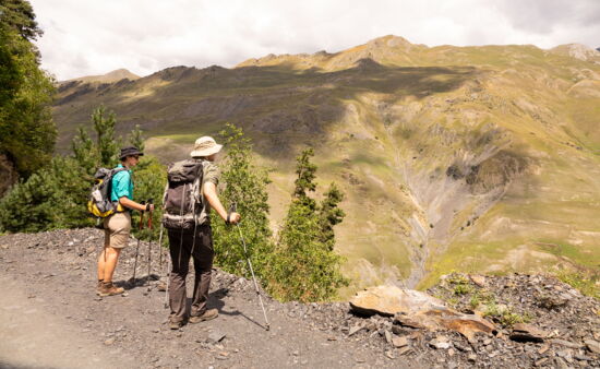 Trekking Tuschetien – Wanderer (Titelbild)
