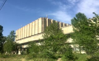 Sowjetische Architektur Tiflis, Bibliothek Staatsuniversität Tbilisi