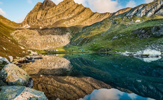 Georgien Reise Wandern in Ratscha 6 Tage | inkl. Trekking Udsiro See Landschaft in Ratscha
