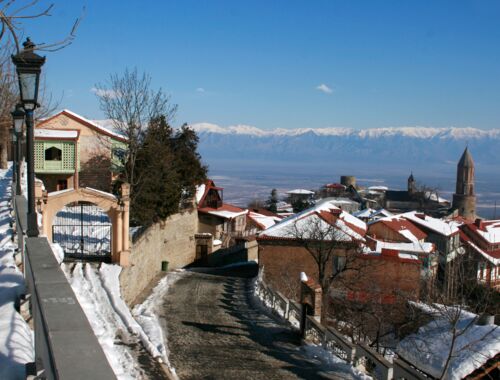 Winterreise Georgien Sighnaghi