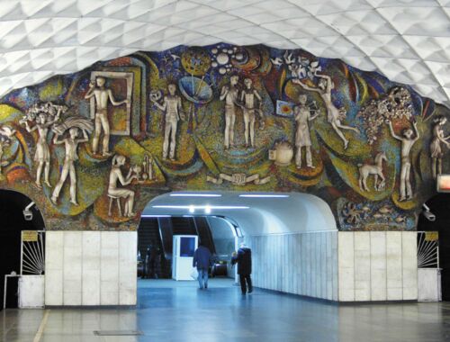 Sowjetische Mosaike Tiflis