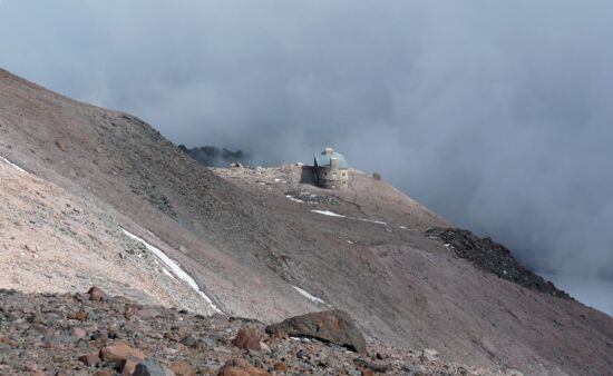 Bergsteigen Georgien - Meteo Station Kasbek