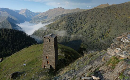 Georgien Reisen Wachturm