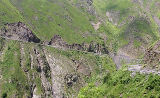 Straße nach Tuschetien