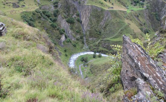 Blick von Muzo, Mutso, Landschaft Chewsuretien