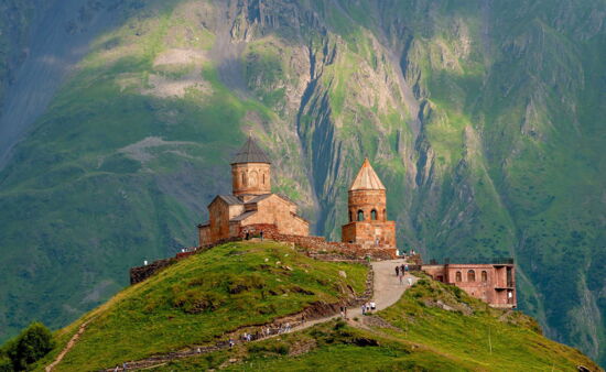 Rundreisen Georgien - Gergeti Kloster