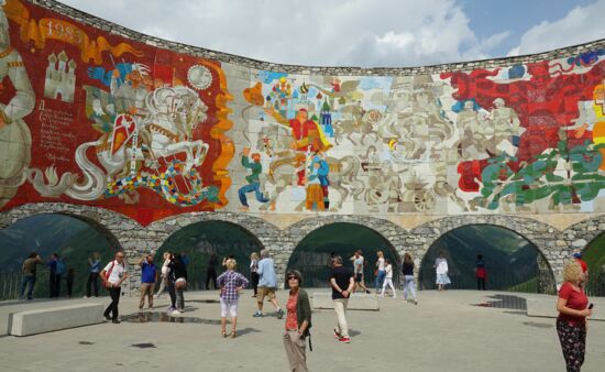 Sowjetisches Mosaik Georgien