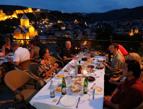 Abendessen in Tbilissi