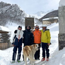 Skitour Swanetien