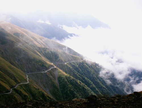 Abano Pass Tuschetien, Georgien