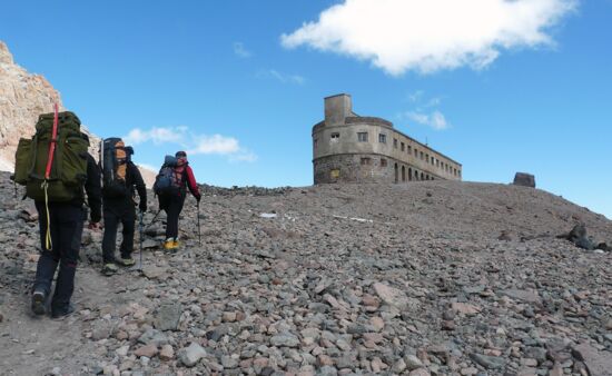Bergsteigen Georgien - Meteo Station