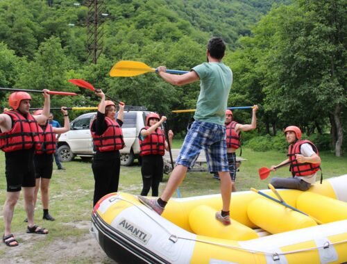 Rafting in Georgien