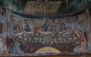 Abendmahl Fresko Georgien