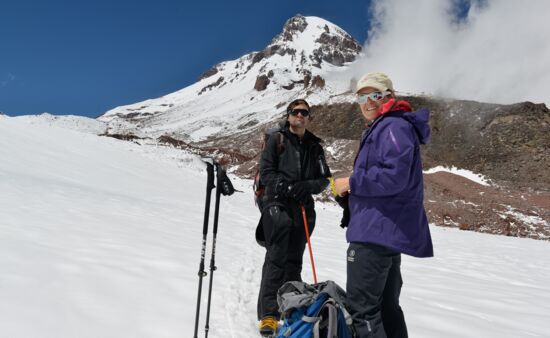 Bergsteigen Georgien - Kasbek Besteigung