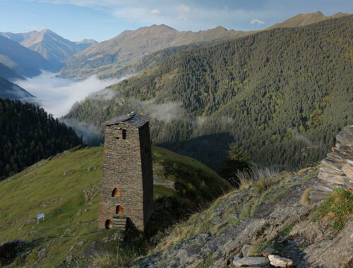 Georgien Reisen Wachturm