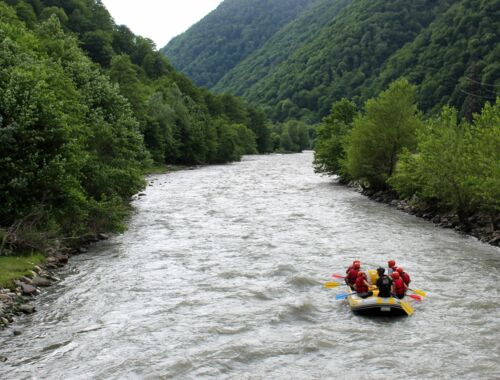 Rafting in Georgien