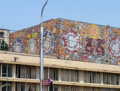Sowjetische Mosaike Tiflis, Kulturpalast