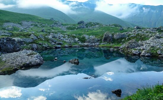 Blauer Abudelauri See Georgien