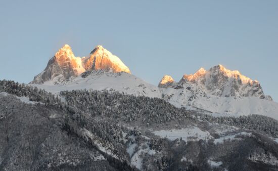 Winter Urlaub Georgien - Skitour Swanetien
