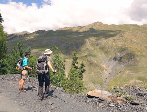 Wanderer in Tuschetien