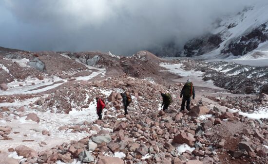 Bergsteigen Georgien - Kasbek besteigen