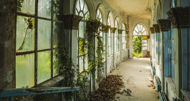 Literaturreise Georgien, Lost place in Zkaltubo