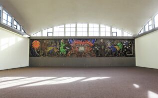 Sowjetische Mosaike Tiflis, Bibliothek