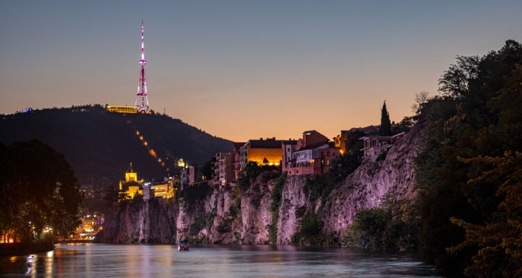 Tbilissi bei Nacht