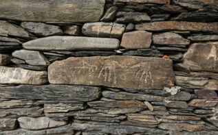 Petroglyphen Tuschetien Georgien