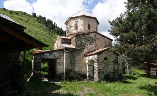 Iliurta Kirche Tuschetien