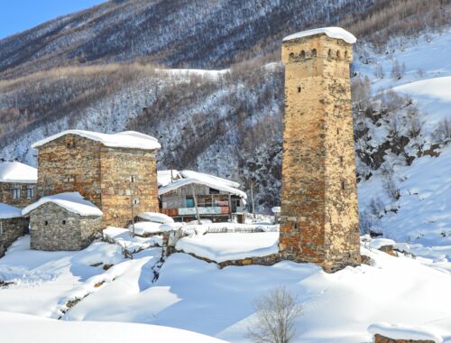 Skitour Swanetien