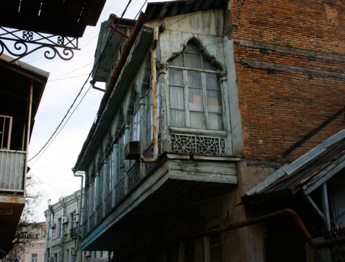 Alt Tiflis Traditionelle Architektur