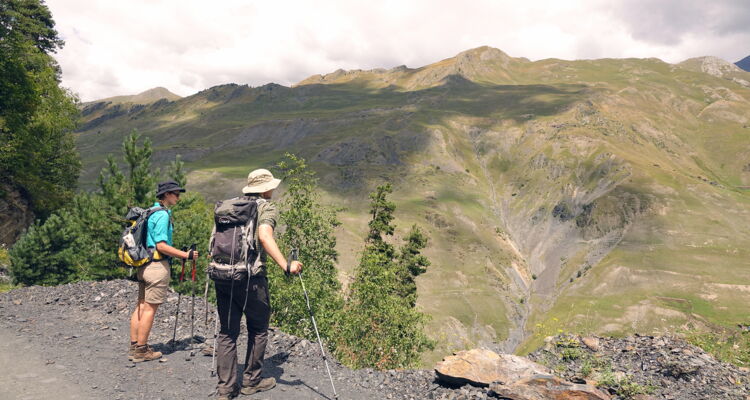 Wanderer in Tuschetien
